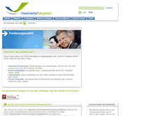 Tablet Screenshot of insolvenz-ratgeber.de
